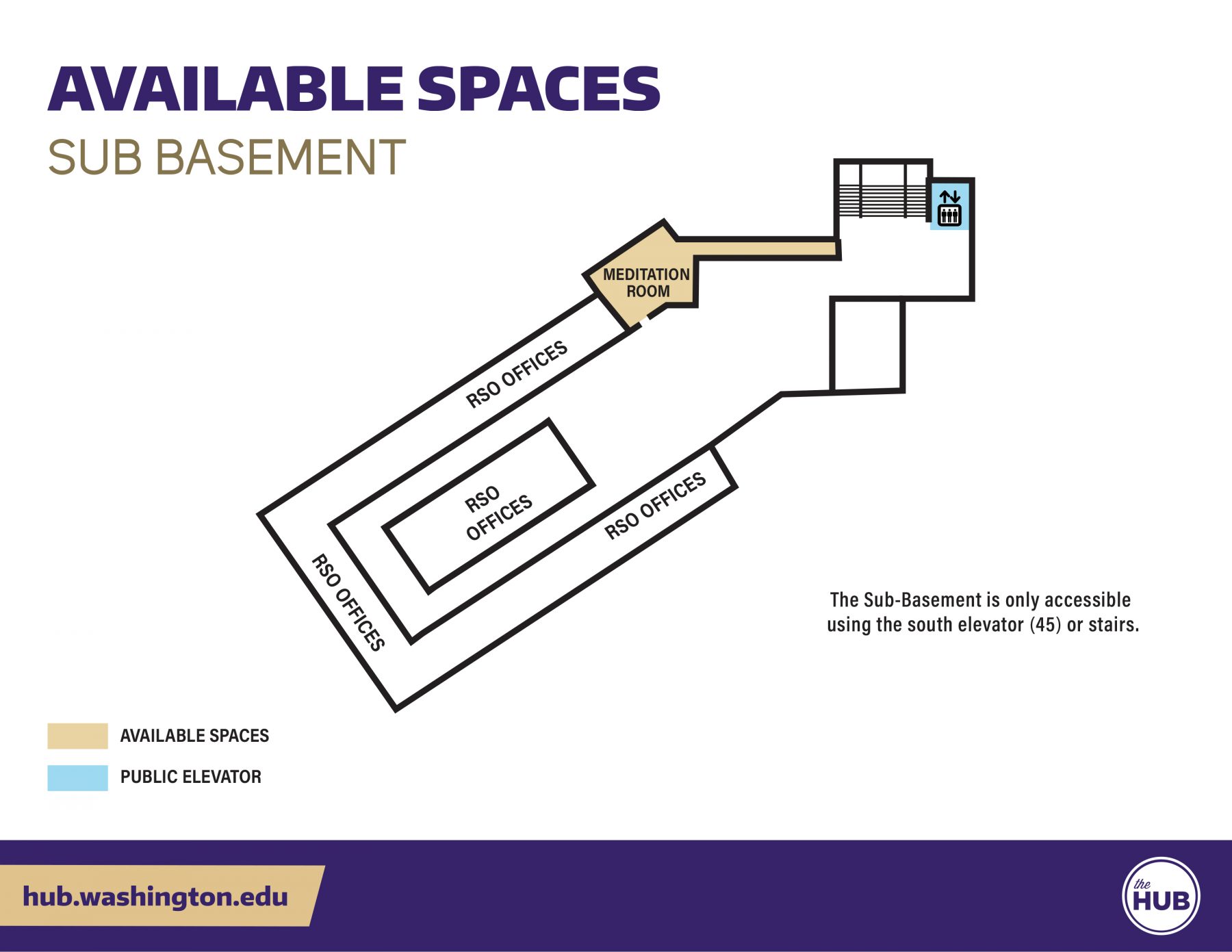 HUB Available Spaces - Sub Basement