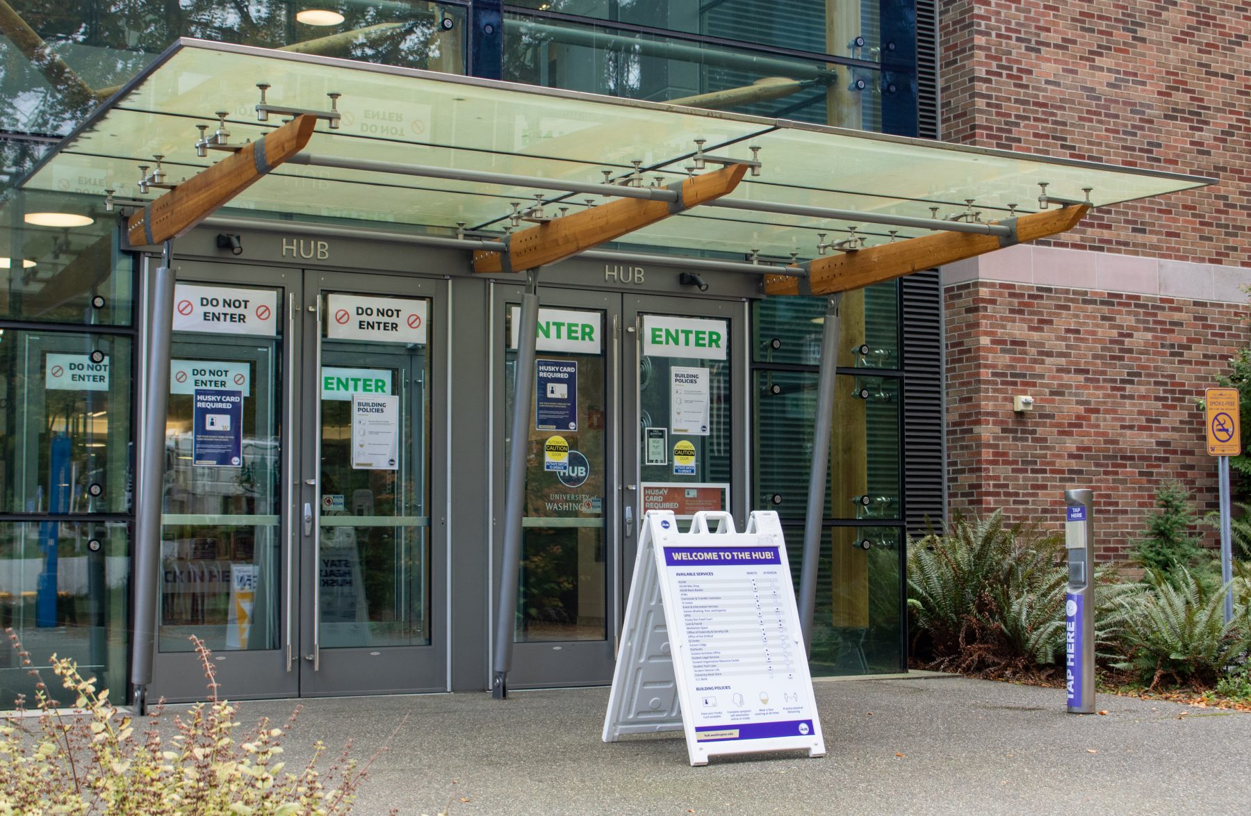 HUB North Entrance