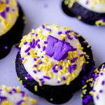 Picture of UW themed cupcakes!